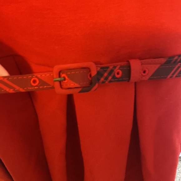 GIRLS POLO BY RALPH LAUREN RED FORMAL DRESS - Picture 3 of 5